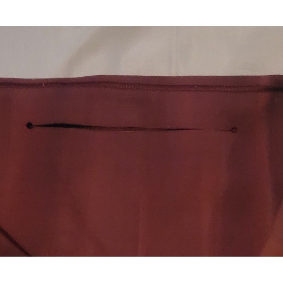 Lululemon Womens 8 Maroon Pants Compression Leggings Joggers Yoga Stretch - Picture 6 of 9